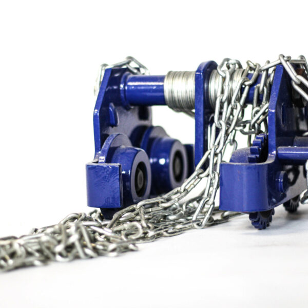 Візок однорельсовий для пересування талі з ланцюгом